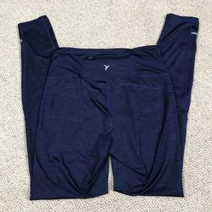Old navy active med tall running pants blue go dry